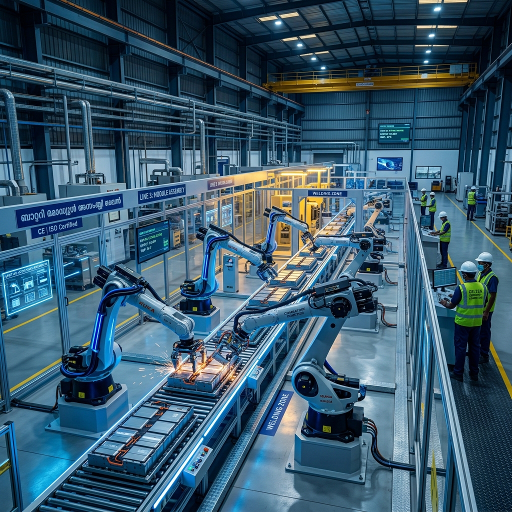 Advanced Lithium Battery Assembly Line & Cleanroom